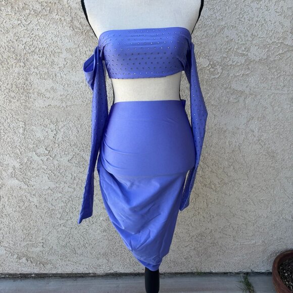 The Andamane Lexi Crystal Medium Top and Skirt - Picture 2 of 9